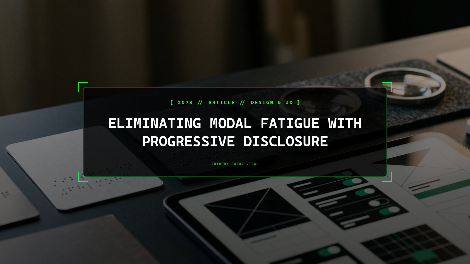 Eliminating Modal Fatigue: Inline Progressive Disclosure vs Disruptive Popups
