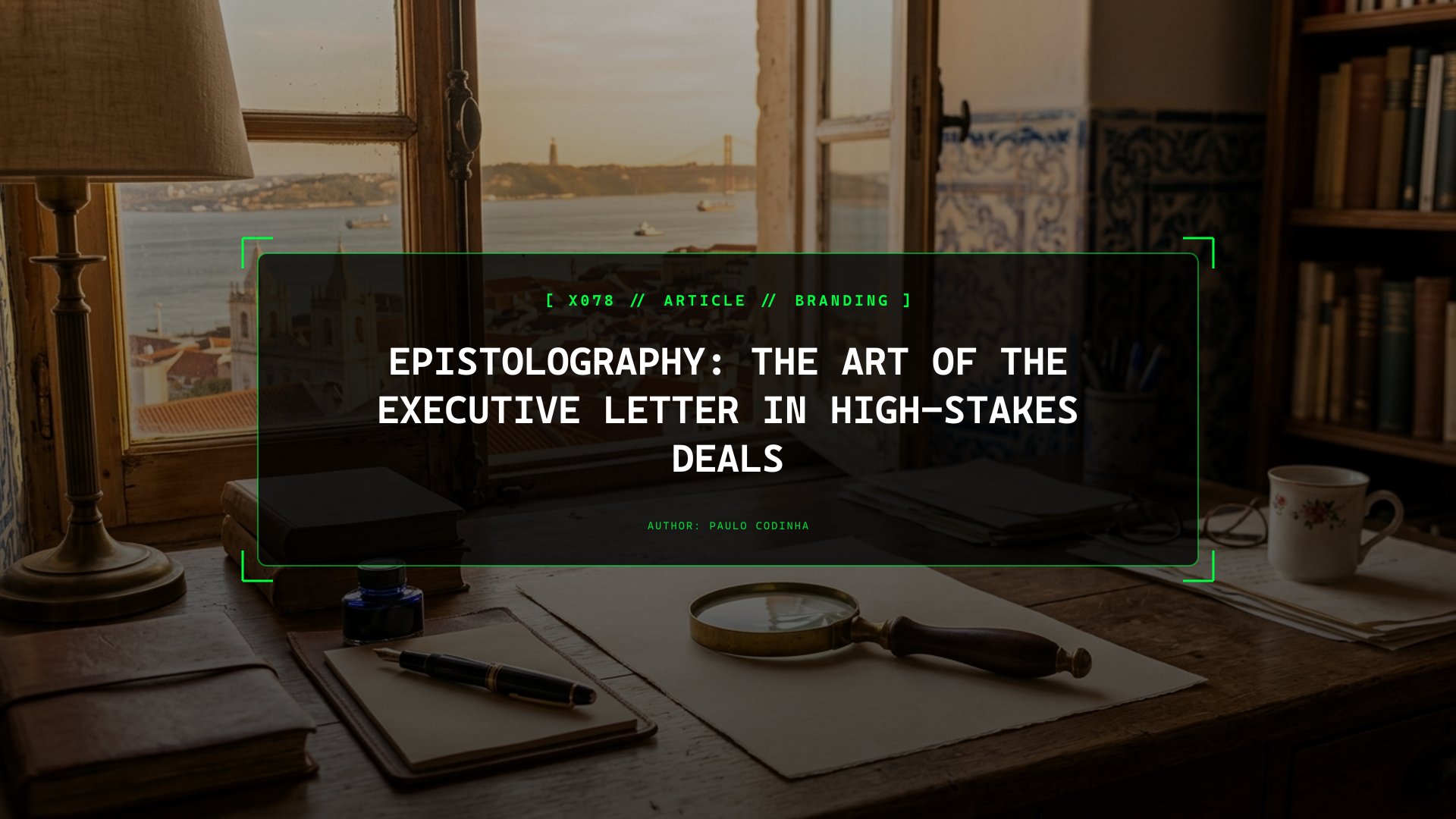 In an Era of Automated Spam, a Printed Well-Written Executive Letter Has a 95% Open Rate: Classical Structure Explained