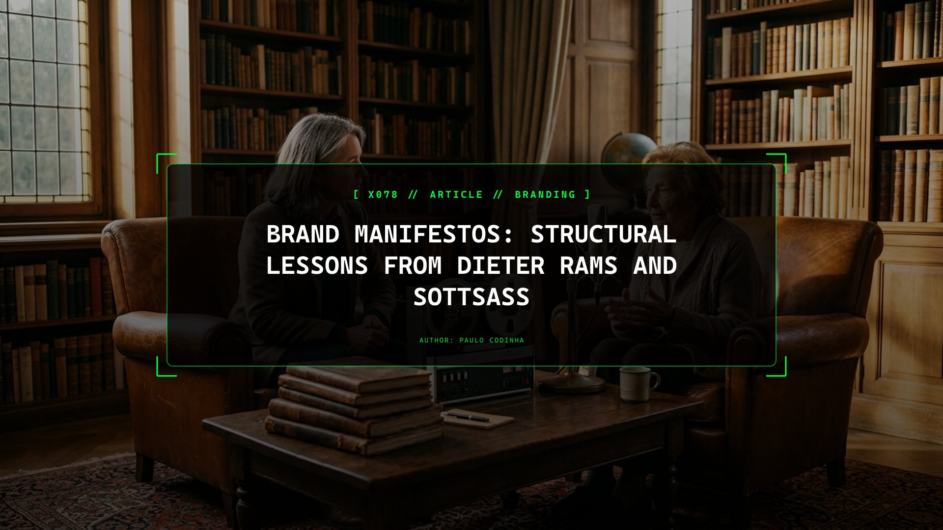 How to Write a Brand Manifesto That Isn't Empty Poetry: Lessons from Classic Design Doctrines