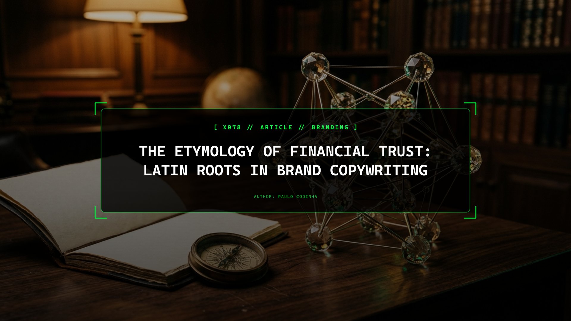 What the Latin Roots of 'Credit', 'Capital', and 'Company' Teach Us About High-Trust Brand Copy