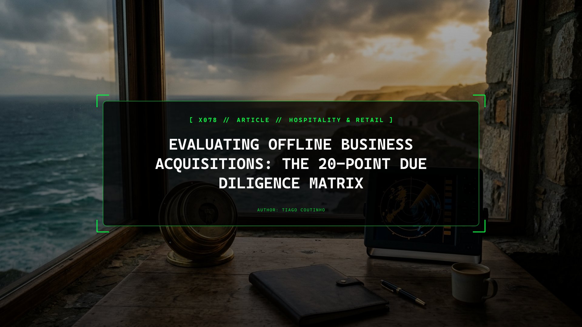 Evaluating Offline Business Acquisitions: The 20-Point Due Diligence Matrix