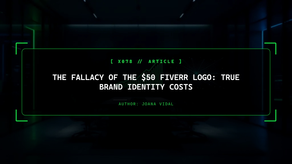 The Fallacy of the $50 Fiverr Logo: What True Brand Identity Costs Over 5 Years