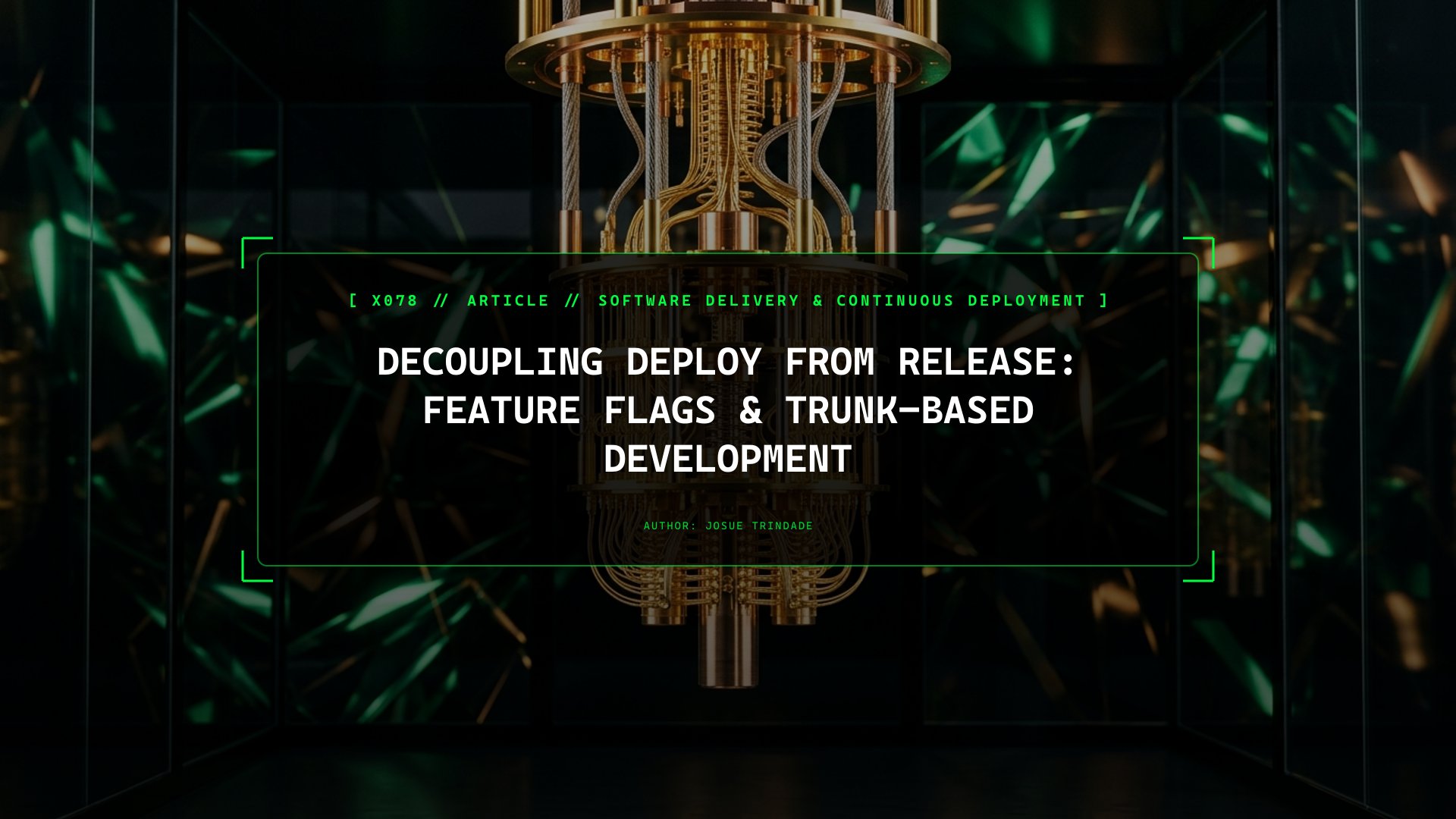 Decoupling Deploy from Release: Feature Flags & Trunk-Based Development