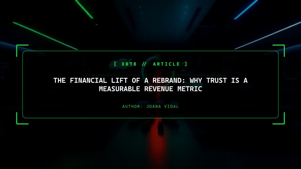 The Financial Lift of a Rebrand: Why Trust is a Measurable, Hard Revenue Metric