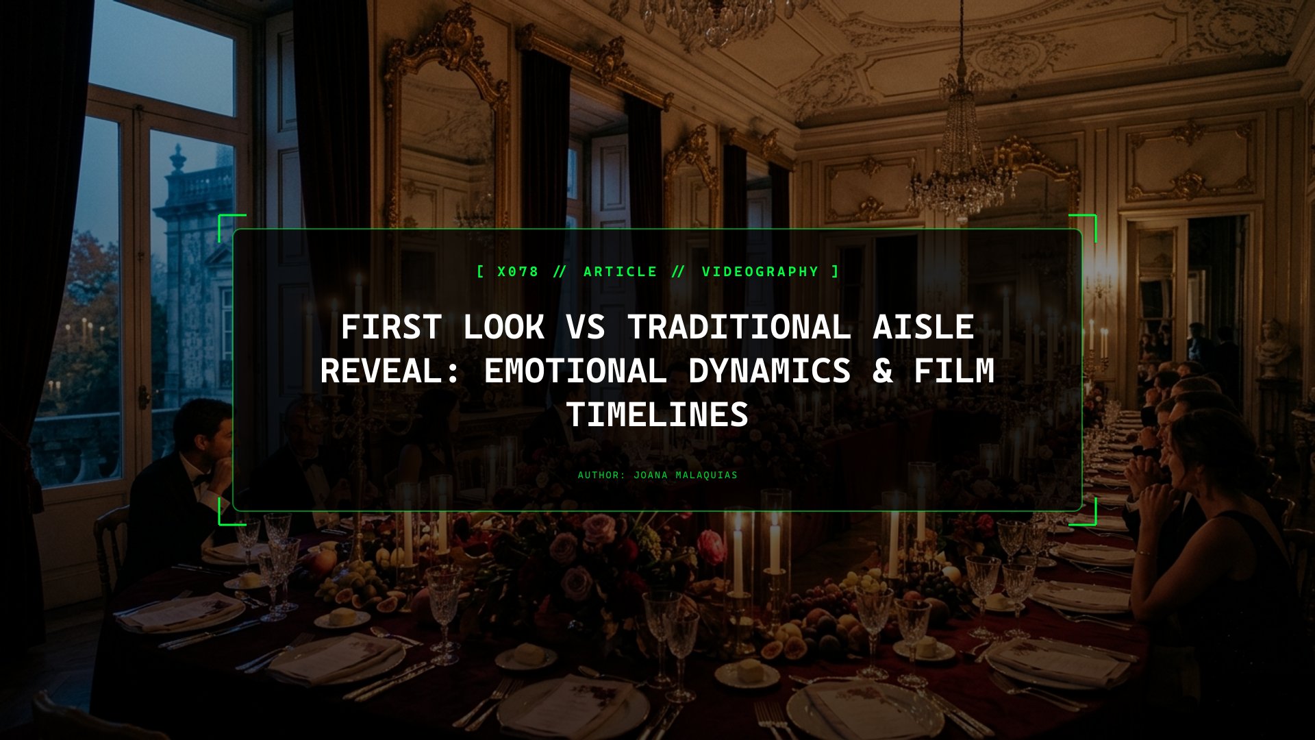 First Look vs Traditional Aisle Reveal: Emotional Dynamics & Film Timelines