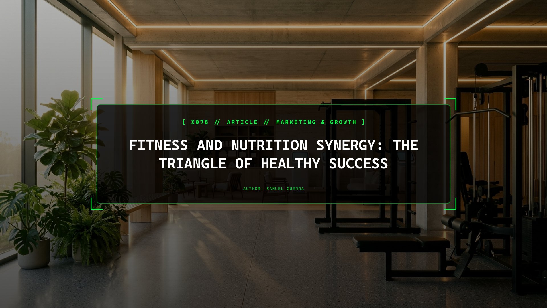 Fitness and Nutrition Synergy: The Triangle of Healthy Success