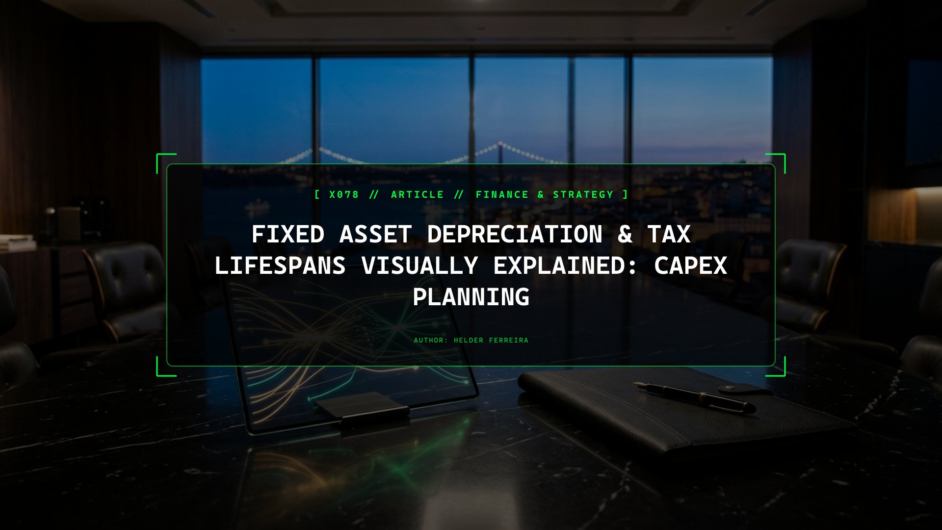 Fixed Asset Depreciation & Tax Lifespans Visually Explained: CapEx Planning