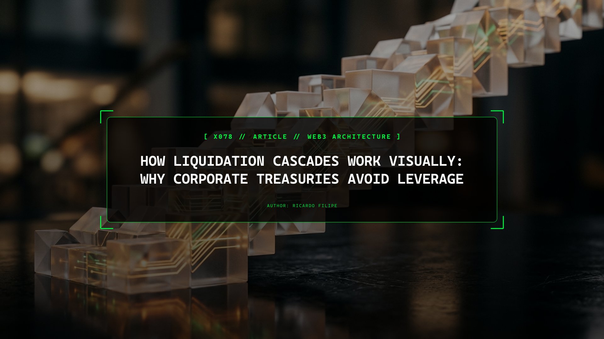How Perpetual Futures Liquidation Cascades Work Visually: Why Corporate Treasuries Must Never Use Leverage