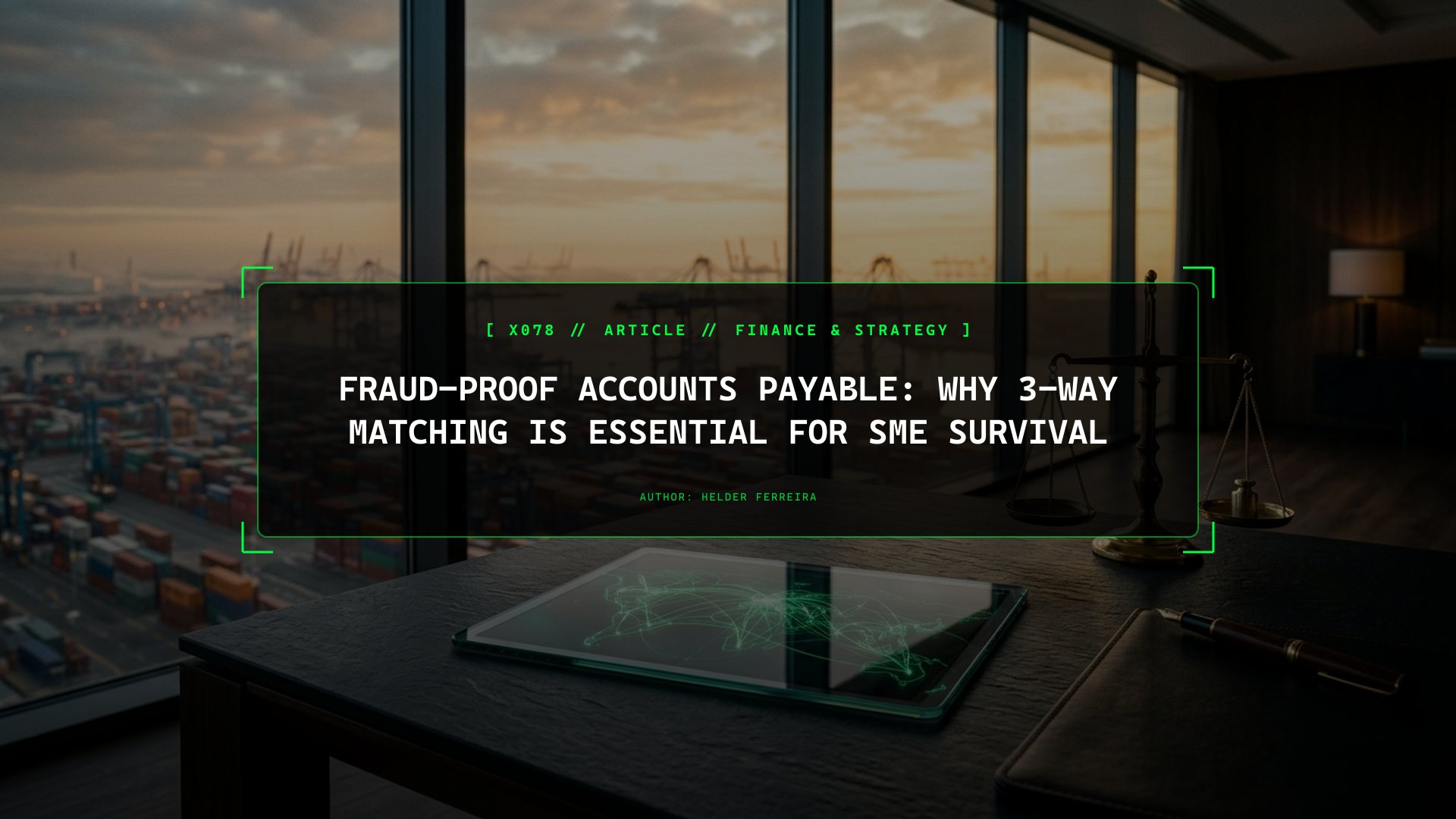 Fraud-Proof Accounts Payable: Why 3-Way Matching Is Essential for SME Survival
