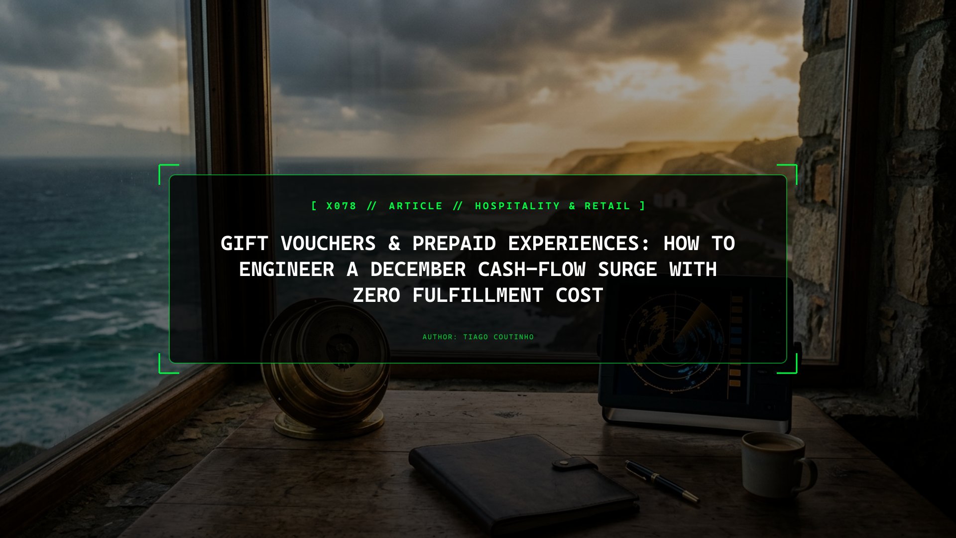 Gift Vouchers & Prepaid Experiences: How to Engineer a December Cash-Flow Surge with Zero Fulfillment Cost