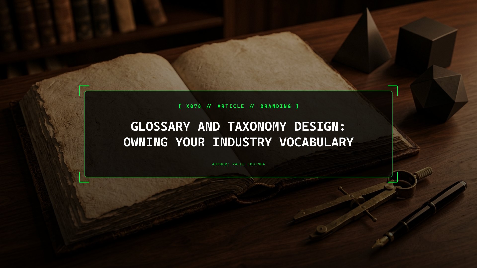 Category Creation Through Language: How Defining Your Industry's Glossary Captures Search