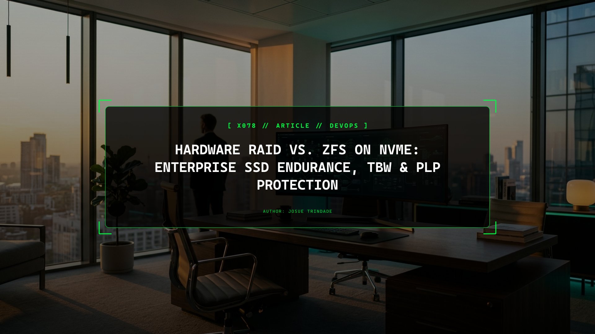 Why Consumer SSDs Die in 6 Months on Linux Servers: Enterprise NVMe PLP, TBW Endurance & ZFS Mirroring