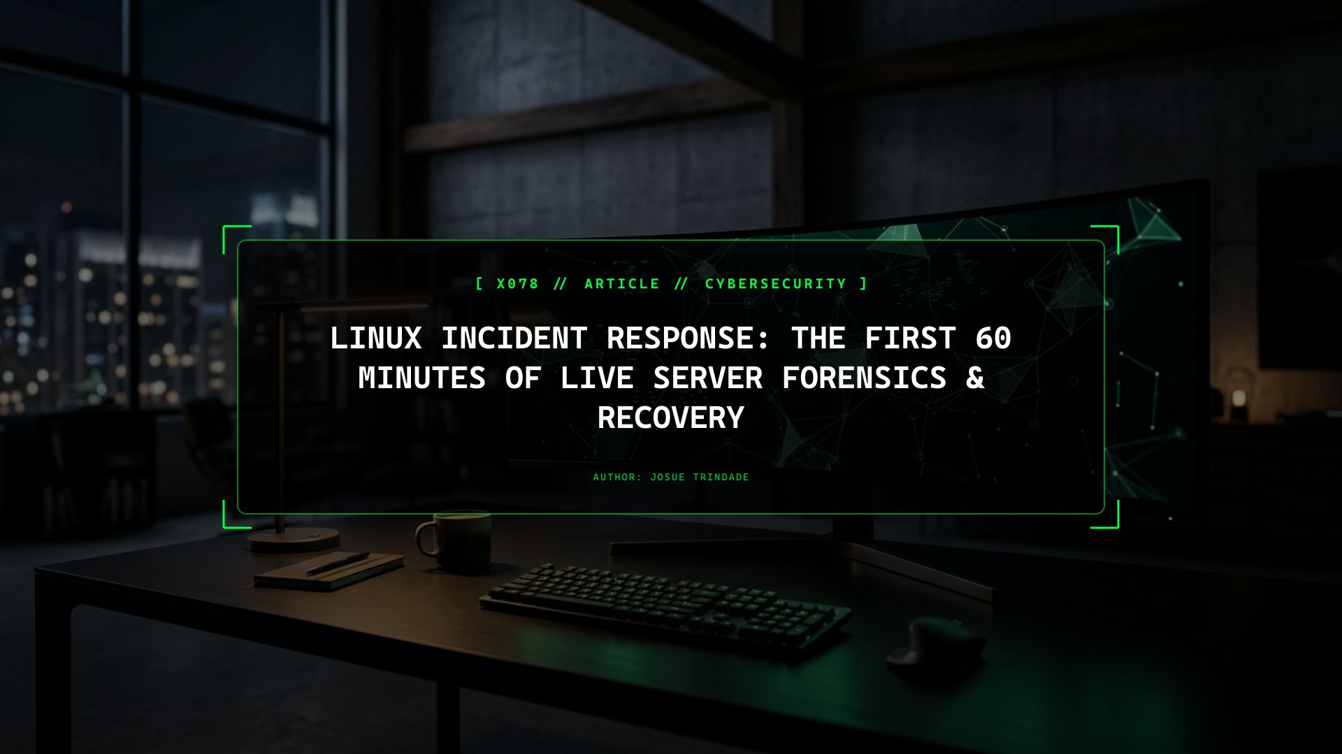 Think Your Linux Server Was Breached? The First 60 Minutes of Live Forensics, Containment & Recovery