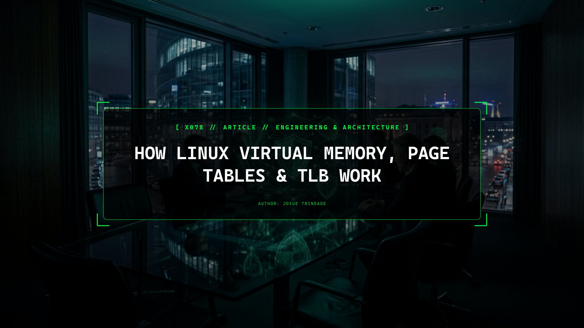 Demystifying VIRT vs RES vs SHR: Linux 4-Level Page Tables, TLB Caches, and Copy-on-Write