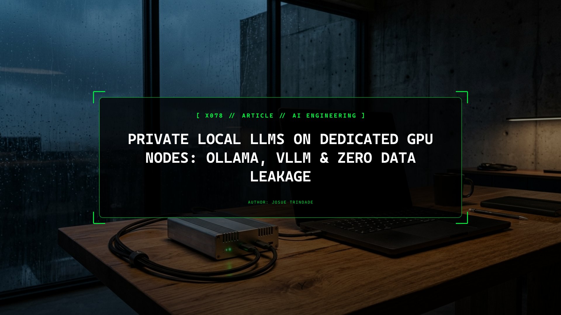Running Private Open-Weight LLMs on Dedicated GPU Nodes: Ollama, vLLM & Zero Data Leakage