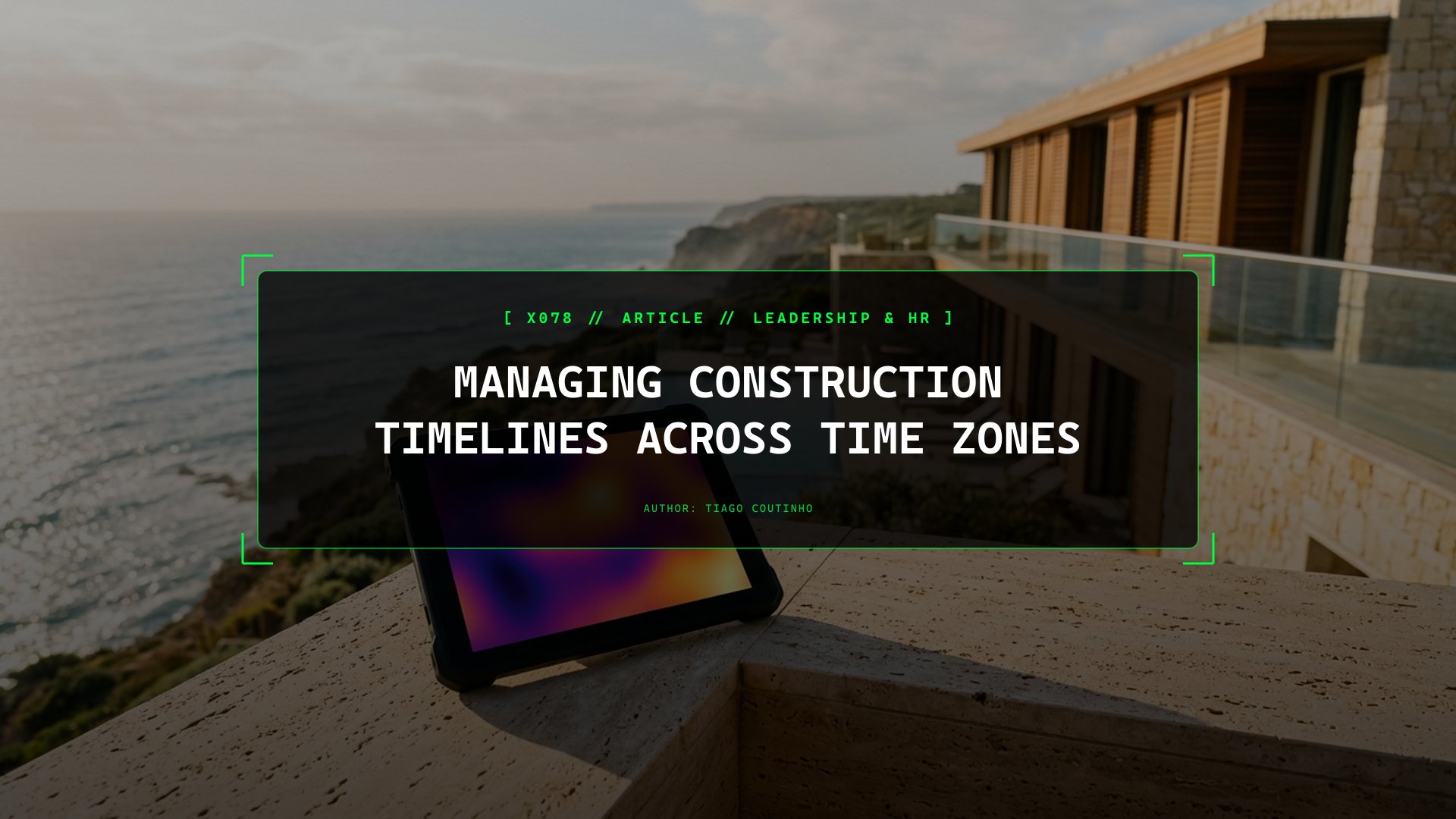 Managing Construction Timelines Across Time Zones