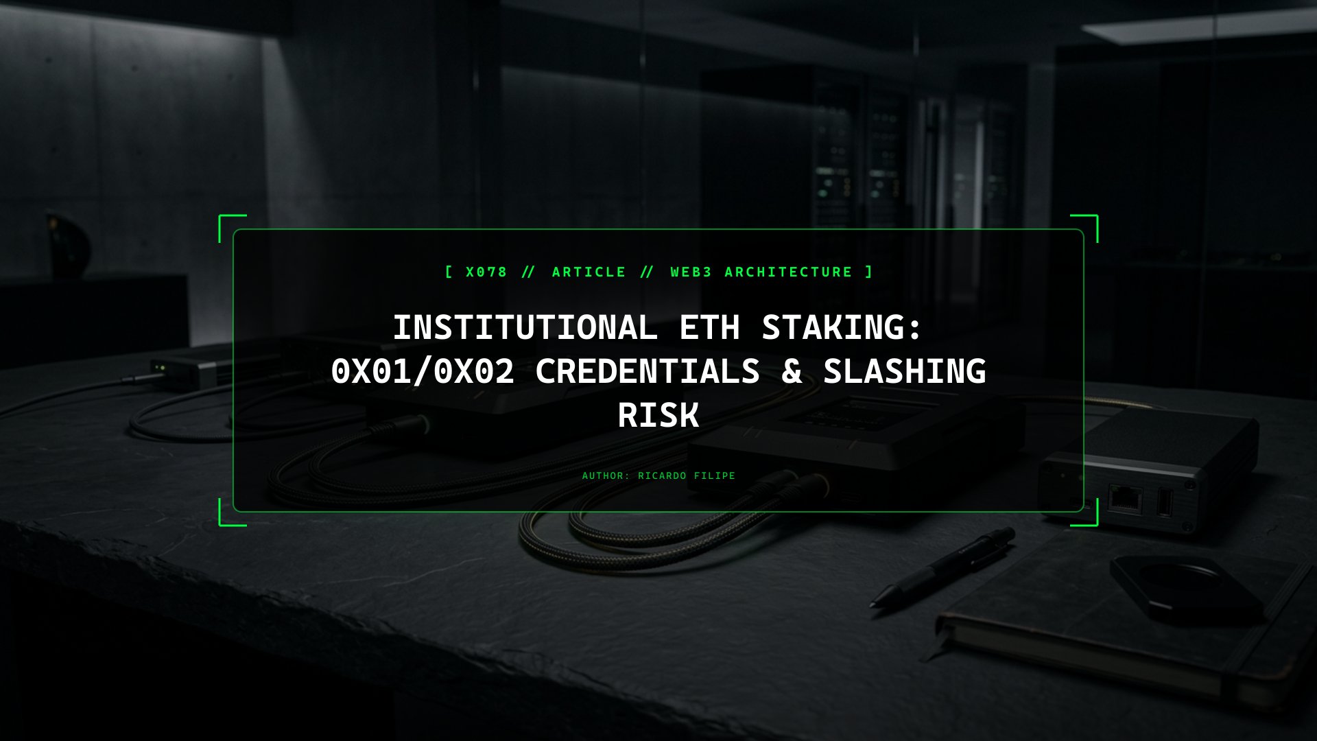 Institutional ETH Staking: 0x01/0x02 Credentials & Slashing Risk