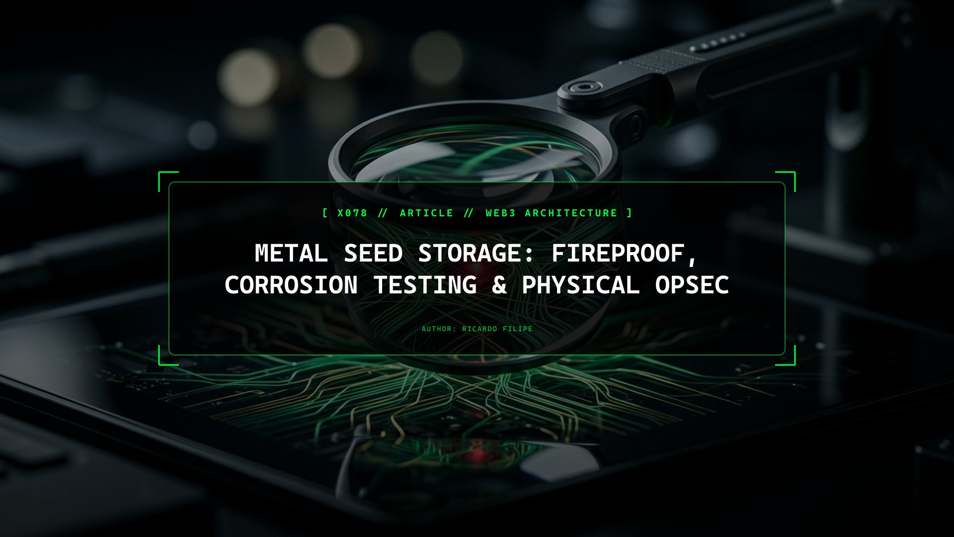Metal Seed Storage: Metallurgical Stress Testing, Fire Resistance & Physical OPSEC