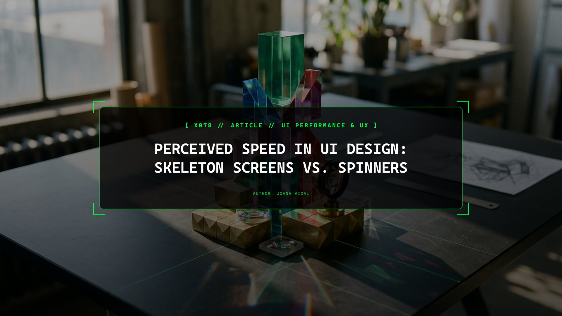 Perceived Speed in UI Design: Skeleton Screens vs. Spinners