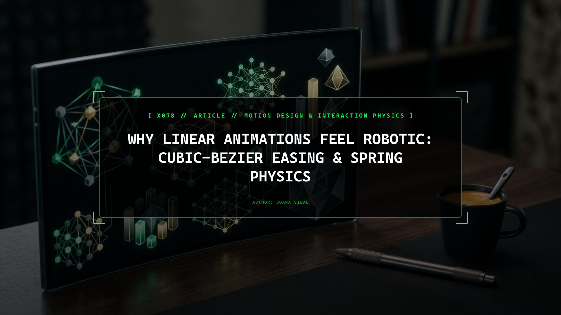 Why Linear Animations Feel Robotic: Cubic-Bezier Easing & Spring Physics