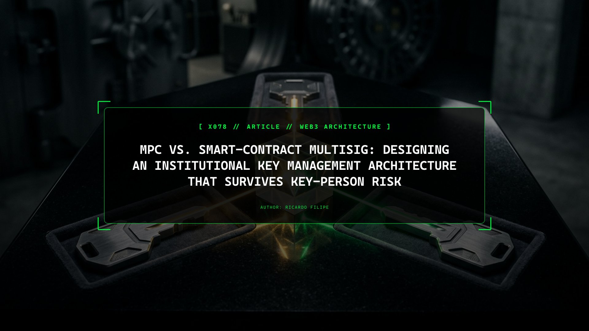 MPC vs. Smart-Contract Multisig: Designing an Institutional Key Management Architecture That Survives Key-Person Risk