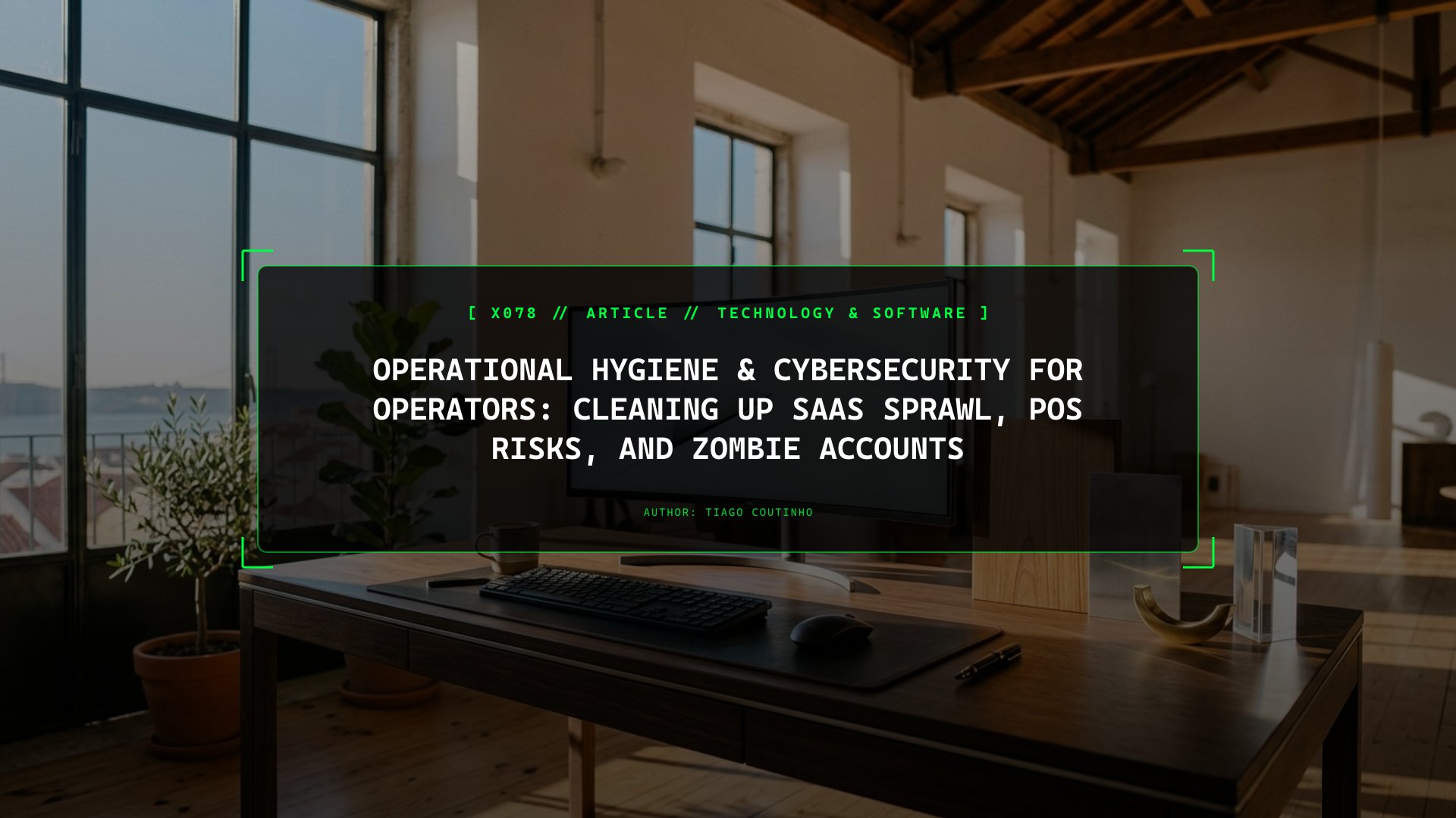 Operational Hygiene & Cybersecurity for Operators: Cleaning Up SaaS Sprawl, POS Risks, and Zombie Accounts