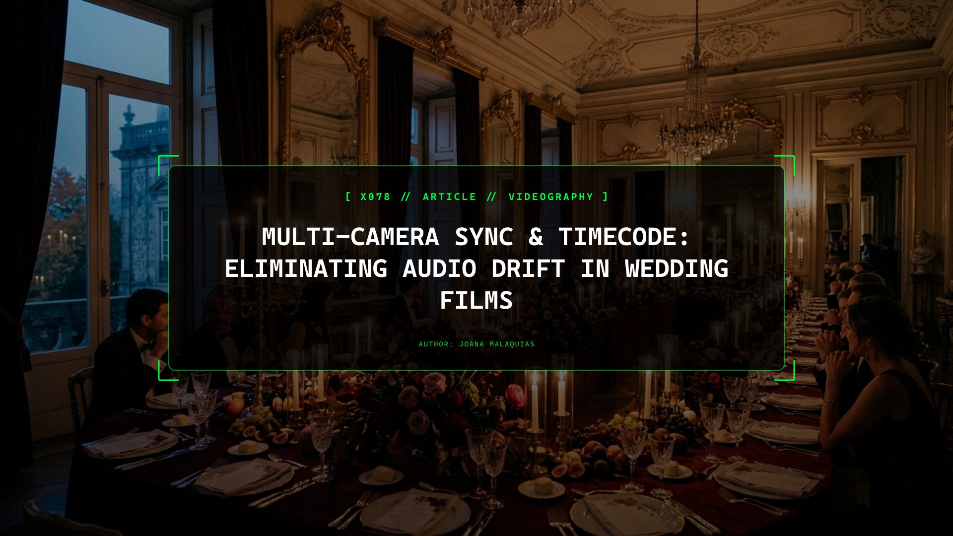 Multi-Camera Sync & Timecode: Eliminating Audio Drift in Wedding Films