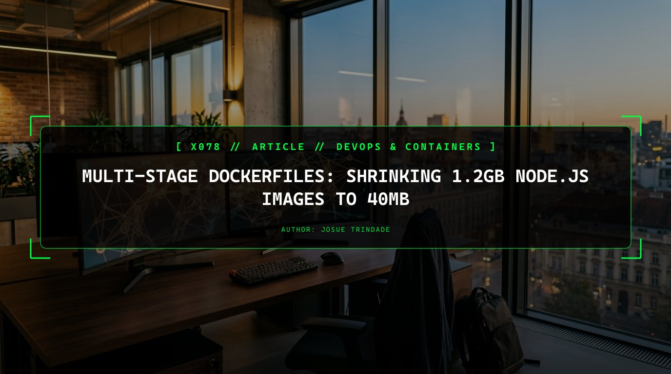 Why Your Docker Image Weighs 1.2 GB: Multi-Stage Builds, .dockerignore Hygiene & Alpine/Distroless Layers Illustrated