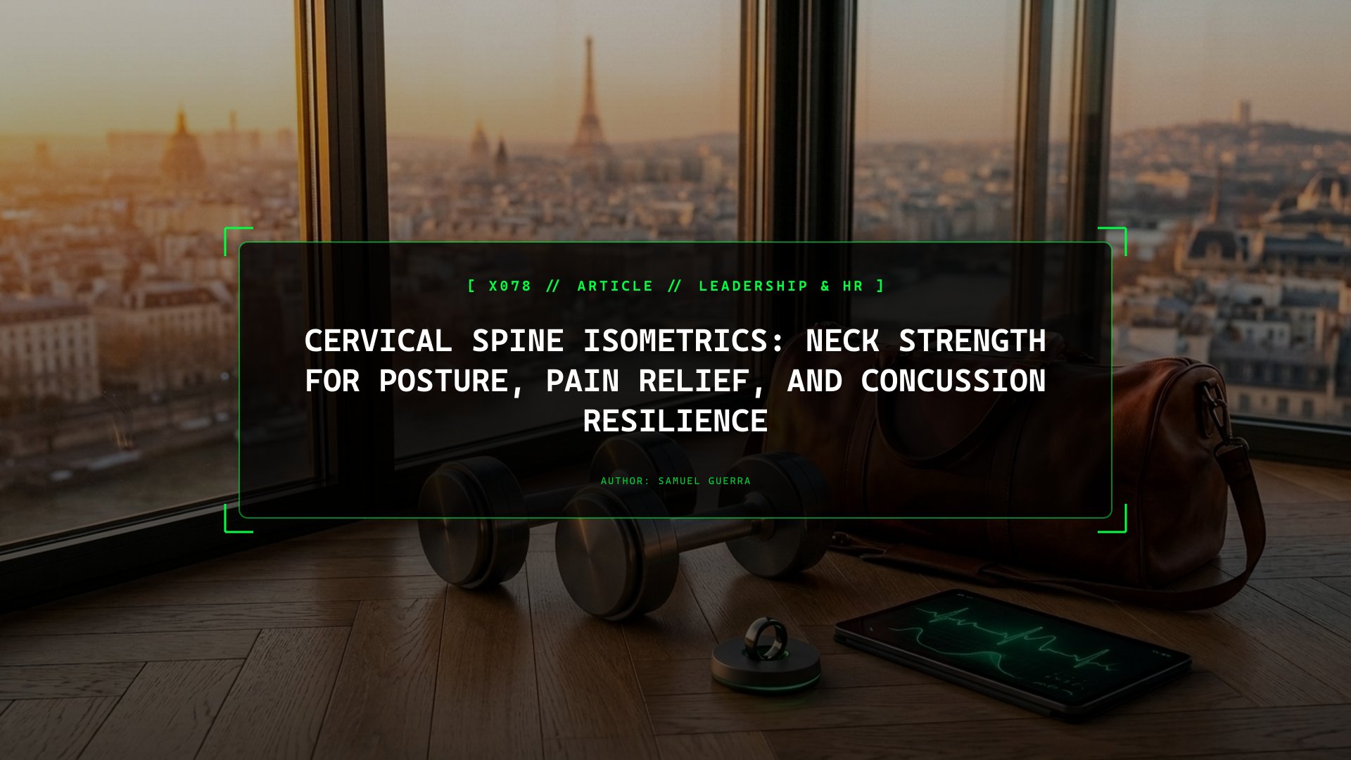 Cervical Spine Isometrics: Neck Strength for Posture, Pain Relief, and Concussion Resilience