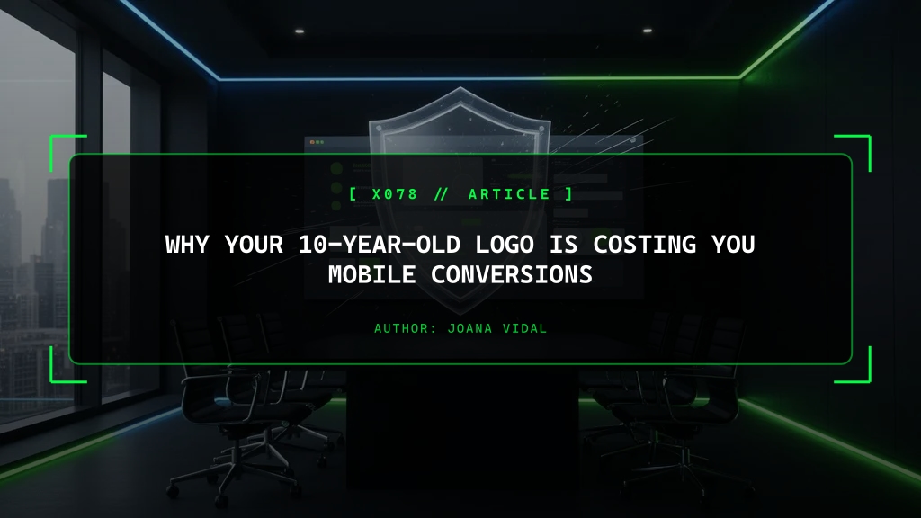 Why Your 10-Year-Old Logo Is Silently Costing You Massive Mobile Conversions
