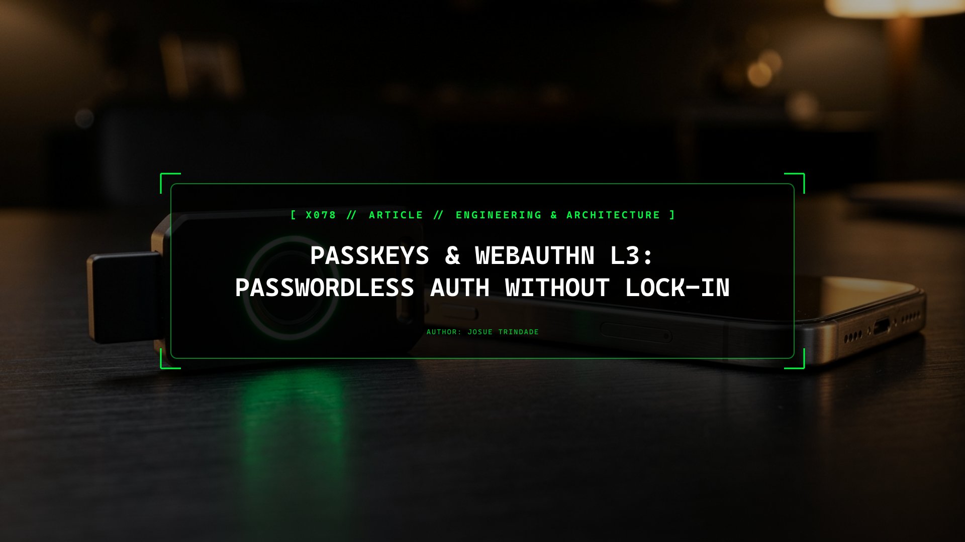 Implementing Phishing-Resistant Passkeys (WebAuthn Level 3) directly in PostgreSQL Without SaaS Lock-In