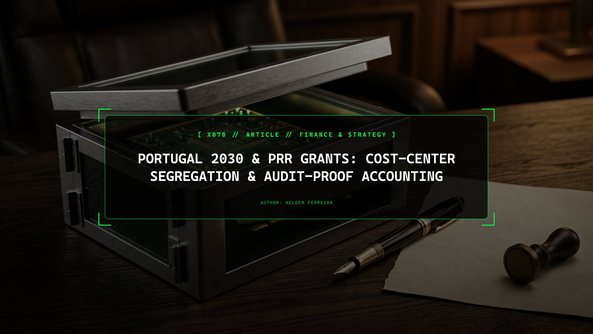 Portugal 2030 & PRR Grant Accounting: Cost Centers and Audit Trails