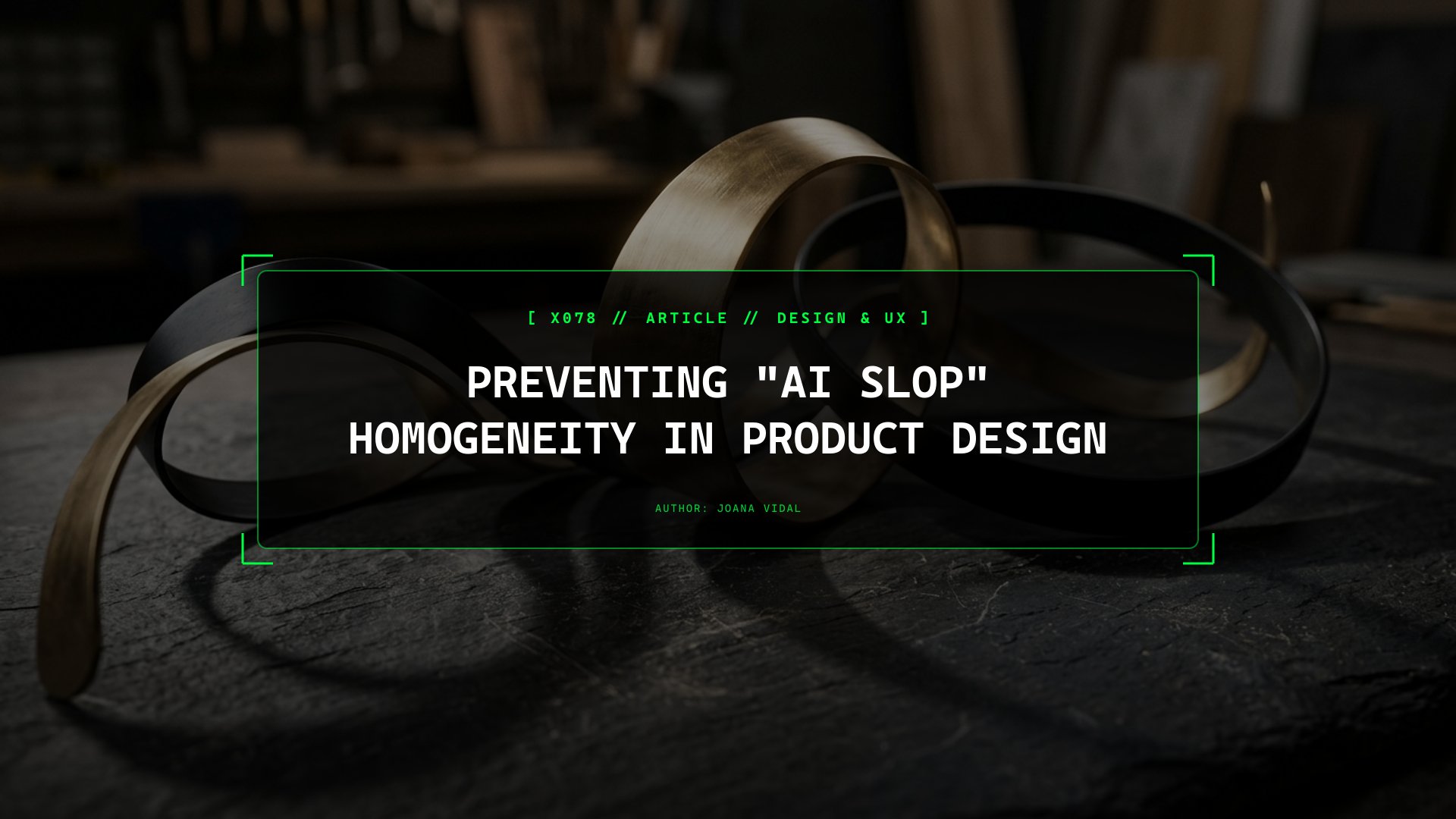 Preventing "AI Slop" Homogeneity in 2026 Digital Product Design