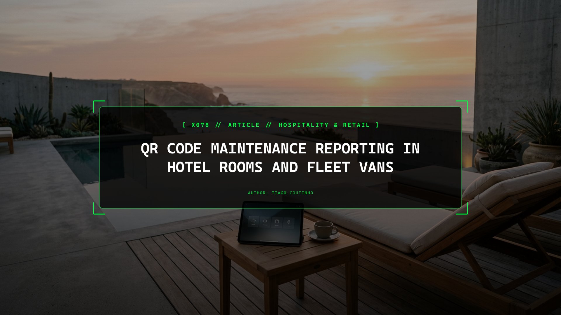 30-Second Photo Maintenance Reporting: QR Codes for Cleaners and Drivers