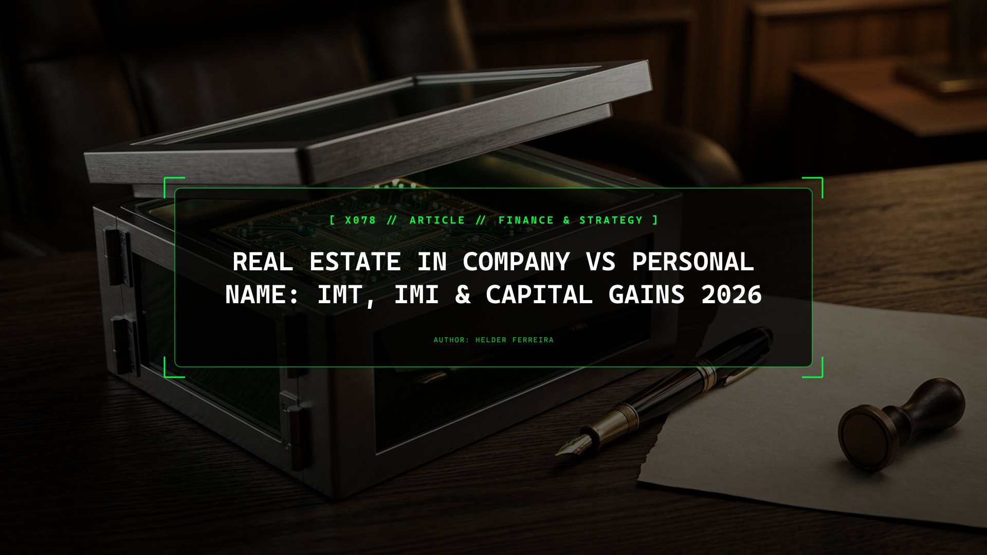 Buying Property: Inside Your Company vs Personally (The 10-Year Tax Math)