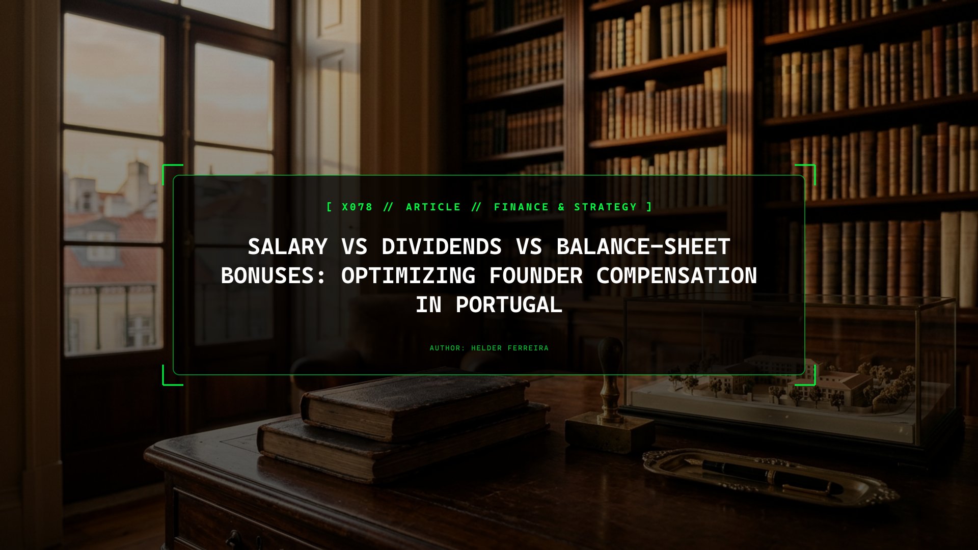 Salary vs Dividends vs Balance-Sheet Bonuses: Optimizing Founder Compensation in Portugal