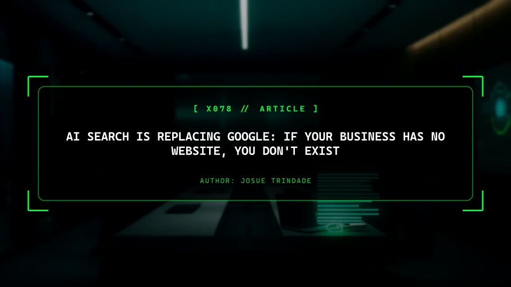 AI Search Is Replacing Google: Your Website or Nothing