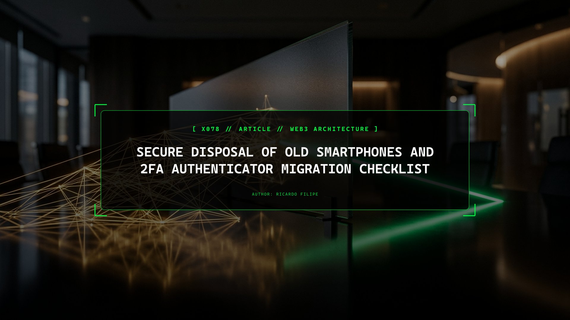 Secure Disposal of Old Smartphones and 2FA Authenticator Migration Checklist