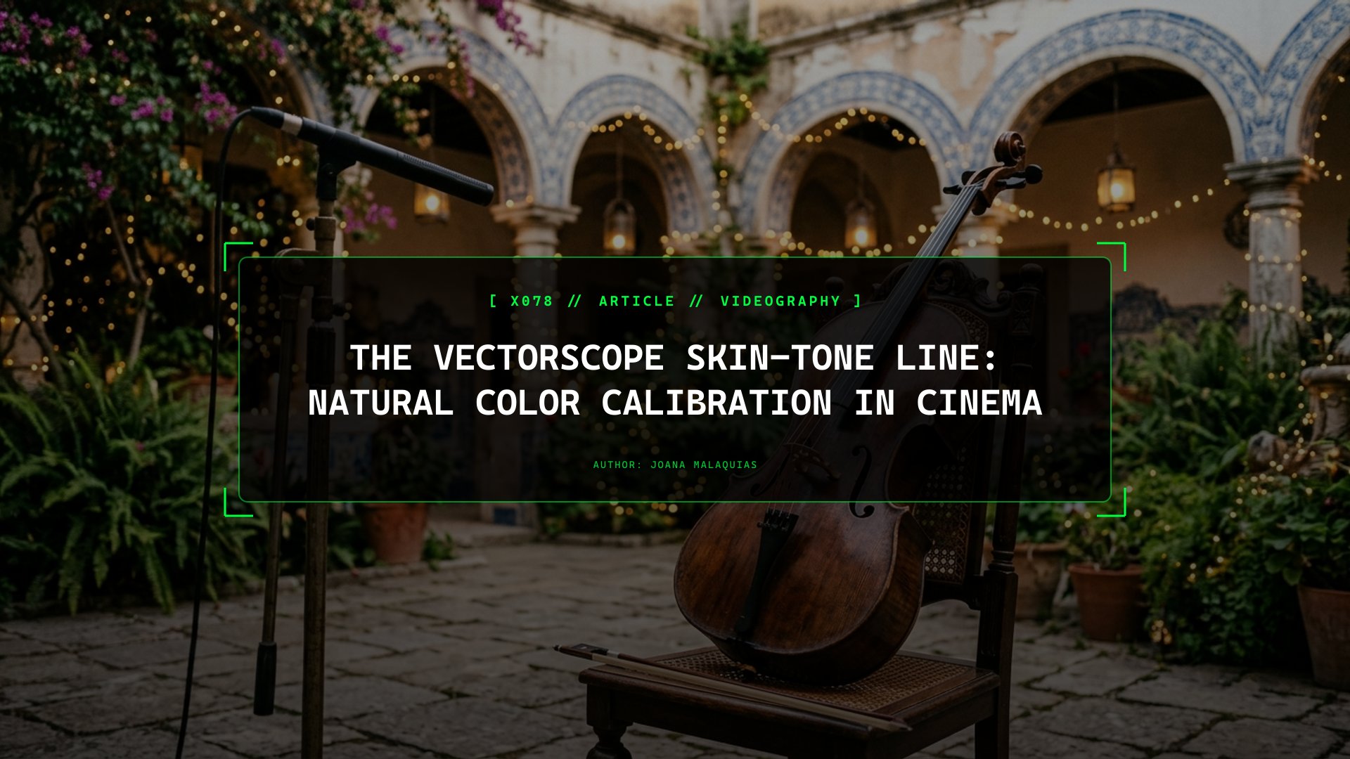 The Vectorscope Skin-Tone Line: Natural Color Calibration in Cinema