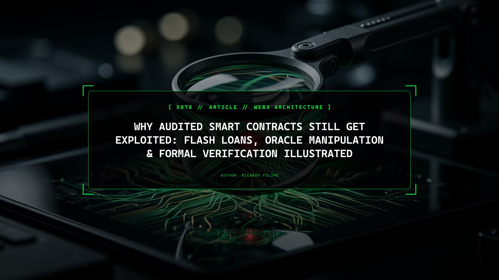 Why Audited Smart Contracts Still Get Exploited: Flash Loans, Oracle Manipulation & Formal Verification Illustrated