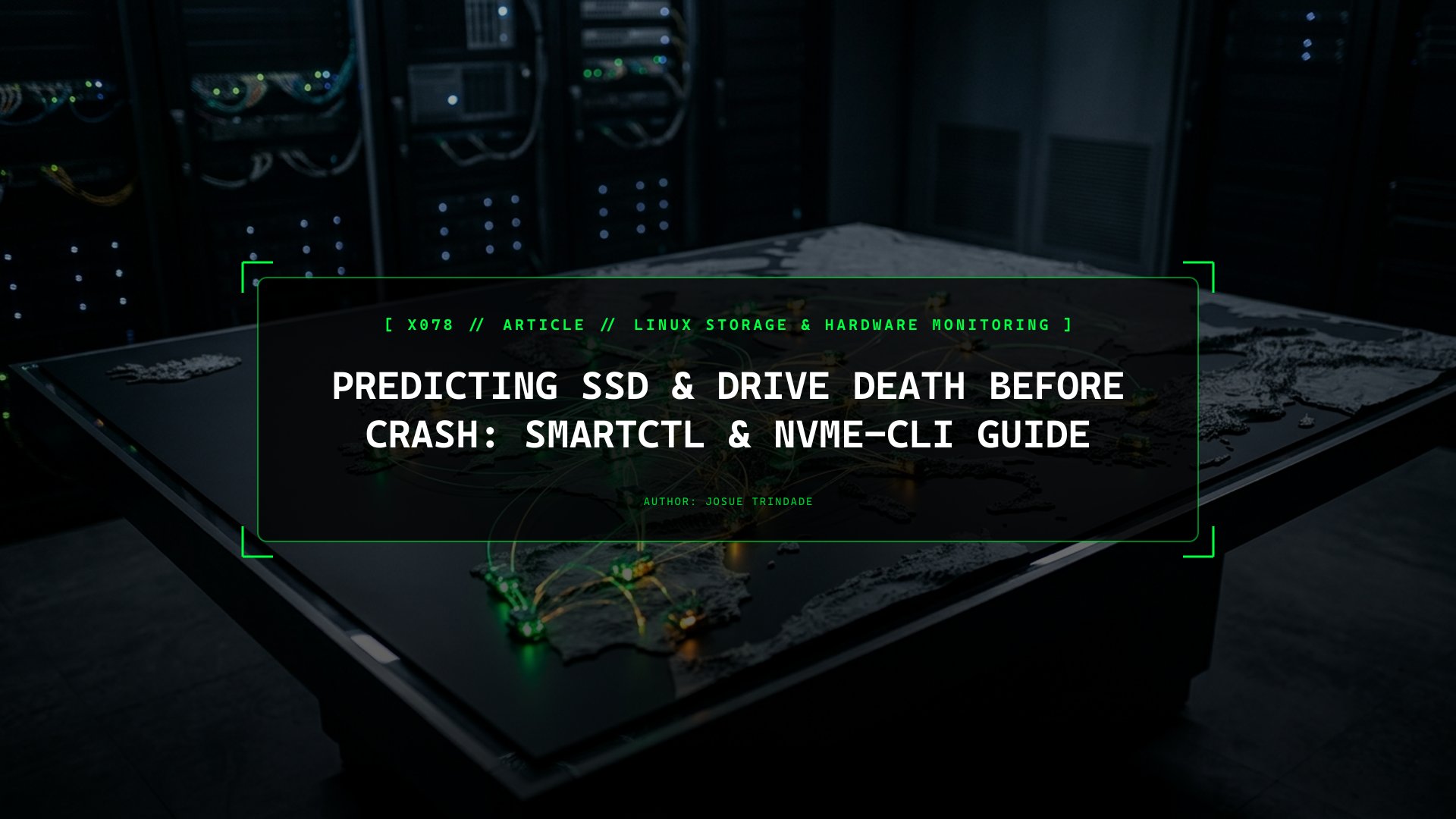 Predicting SSD & Drive Death Before Crash: smartctl & nvme-cli Guide