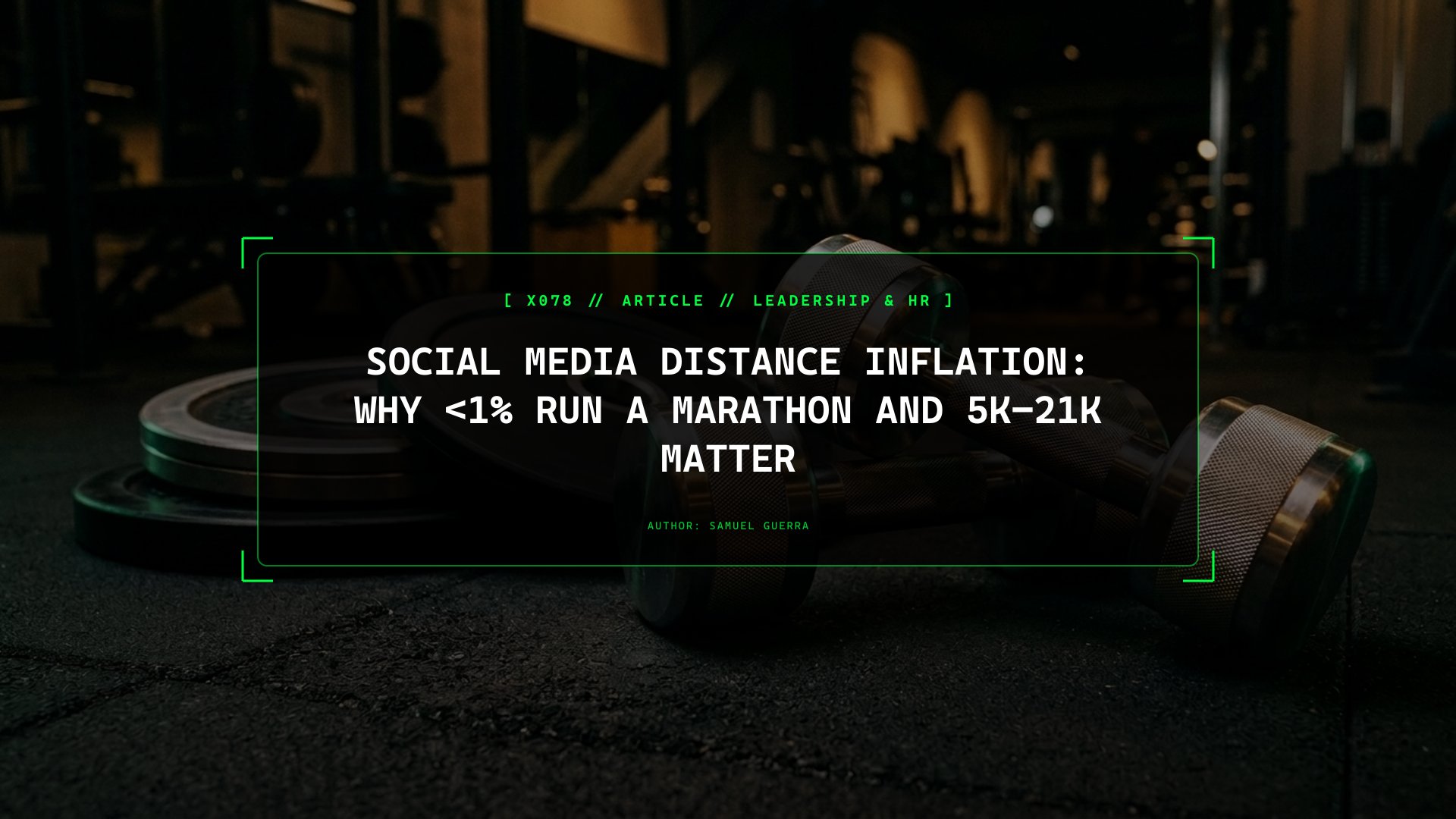 Stopping Social Media Distance Inflation: Population Statistics, Tissue Adaptation, and Respecting 5K to 21.1K