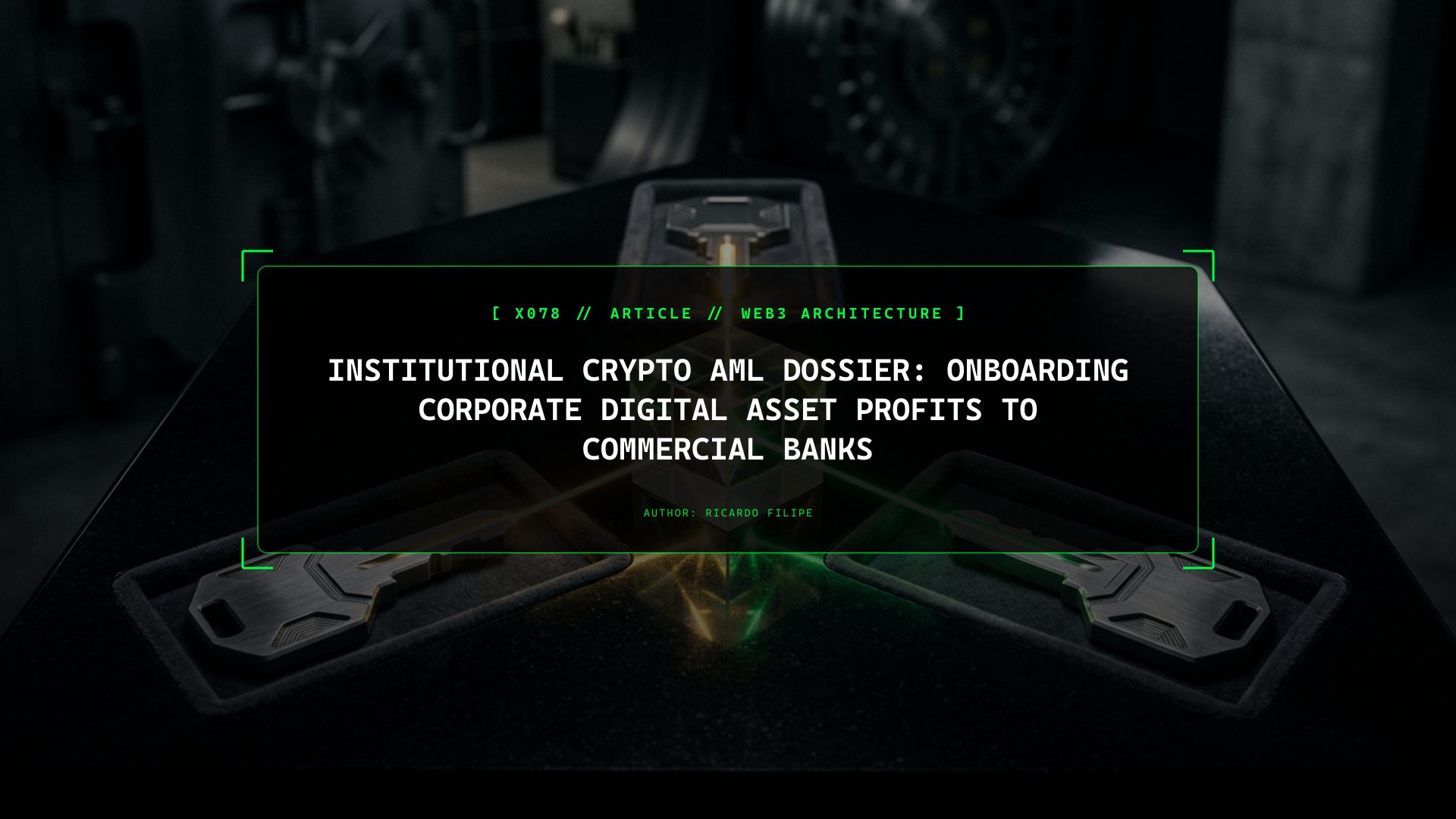 Institutional Crypto AML Dossier: Onboarding Corporate Digital Asset Profits to Commercial Banks