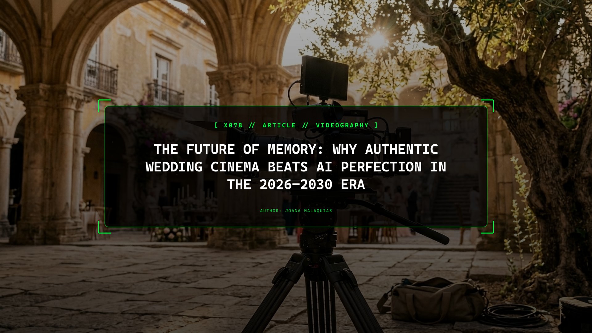 The Future of Memory: Why Authentic Wedding Cinema Beats AI Perfection in the 2026–2030 Era