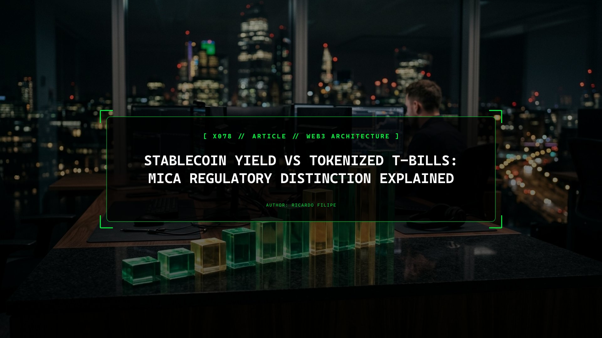 Stablecoin Yield vs Tokenized T-Bills: MiCA Regulatory Distinction Explained