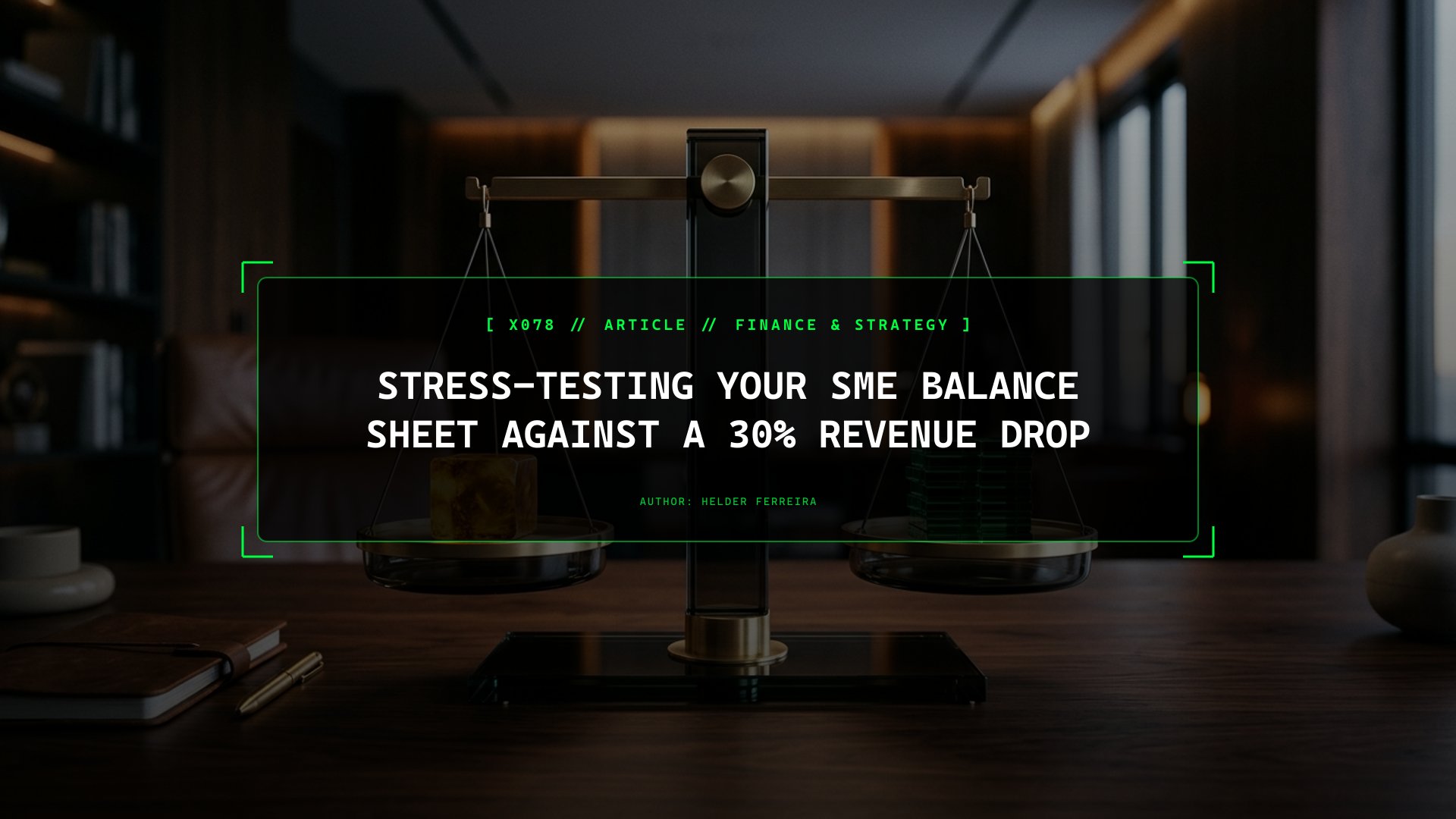 Stress-Testing Your SME Balance Sheet Against a 30% Revenue Drop