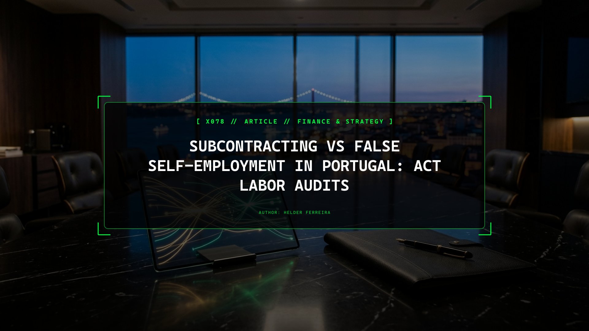 Subcontracting vs. False Self-Employment: How to Shield Your Business from ACT Audits