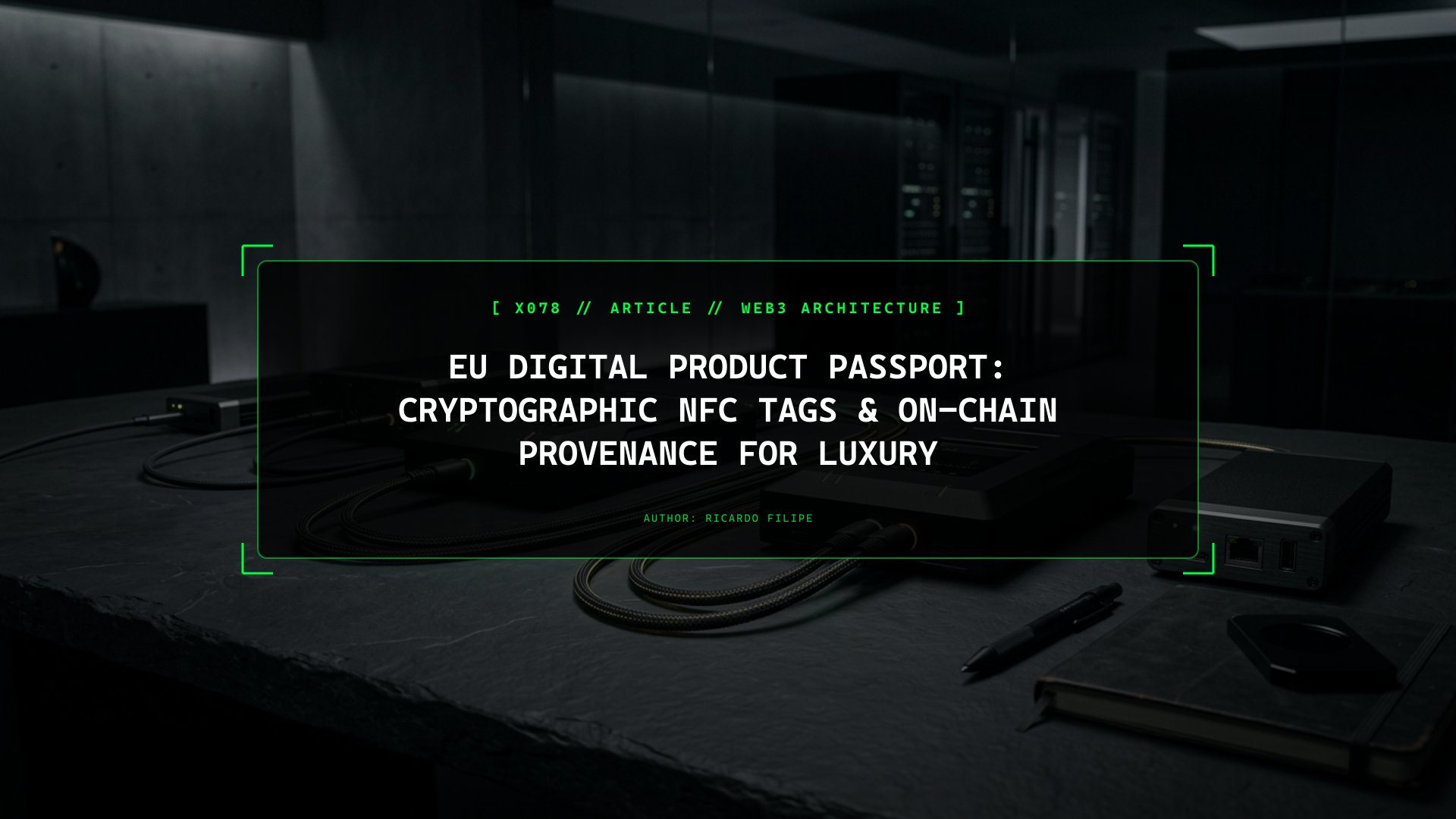 EU Digital Product Passport: Cryptographic NFC Tags & On-Chain Provenance