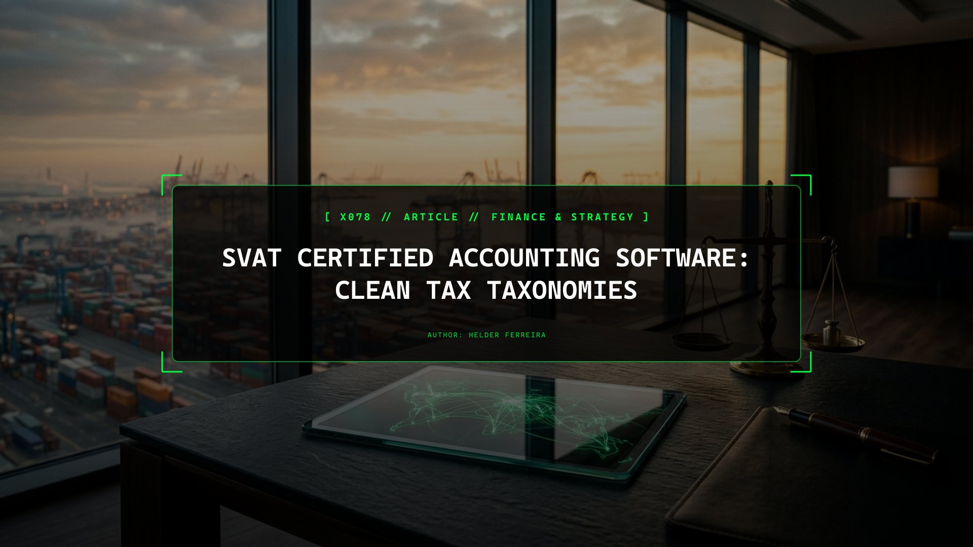 SVAT Certified Accounting Software: Clean Tax Taxonomies