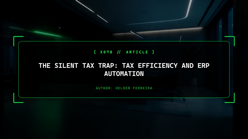 The Silent Tax Trap: Tax Efficiency and ERP Automation